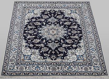 Matta, Nain, part silk, ca 195 x 150 cm.