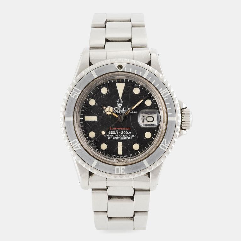 Rolex, Submariner, "Red Mark VI", ca 1974.