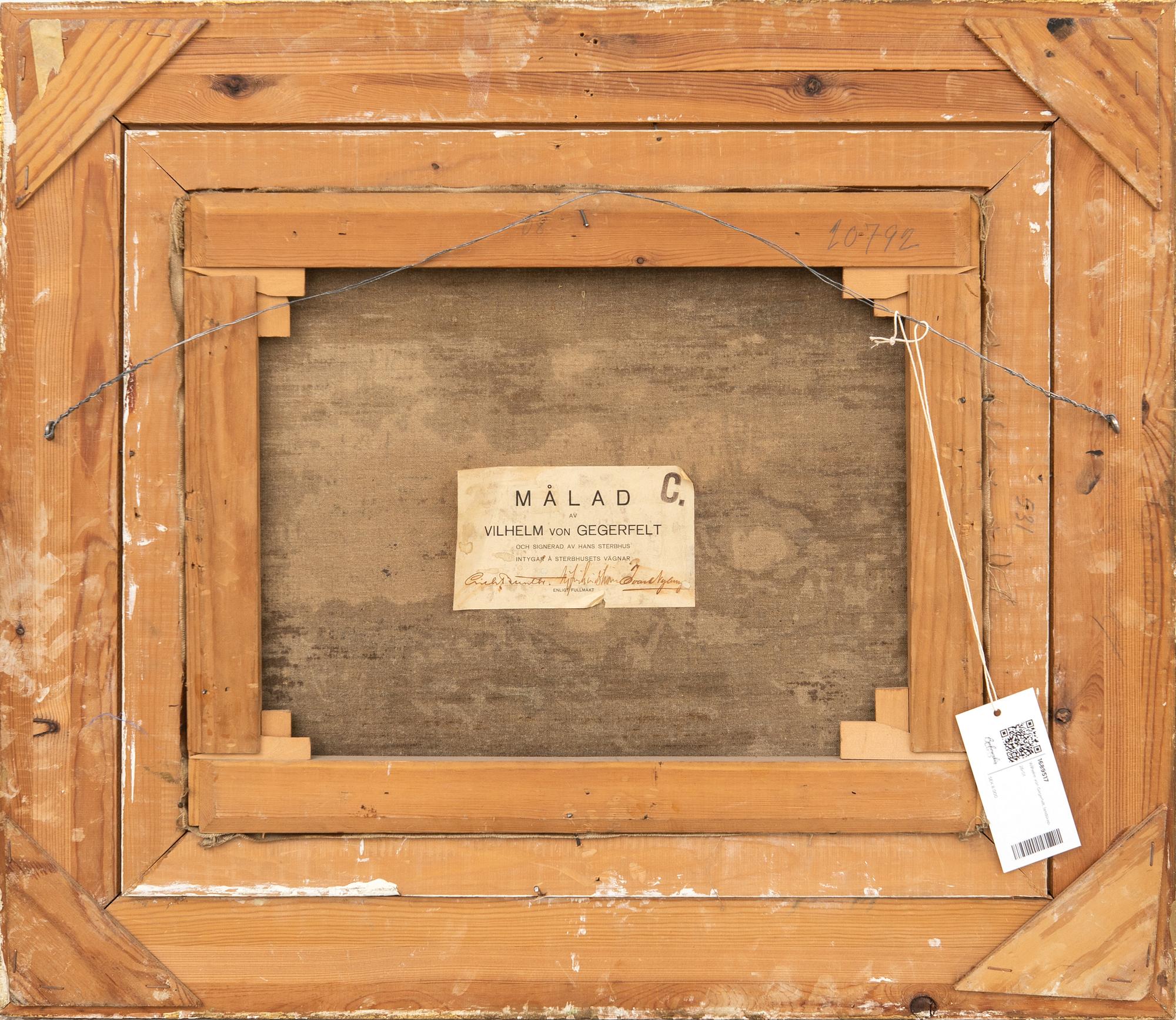 Wilhelm von Gegerfelt, landscape.