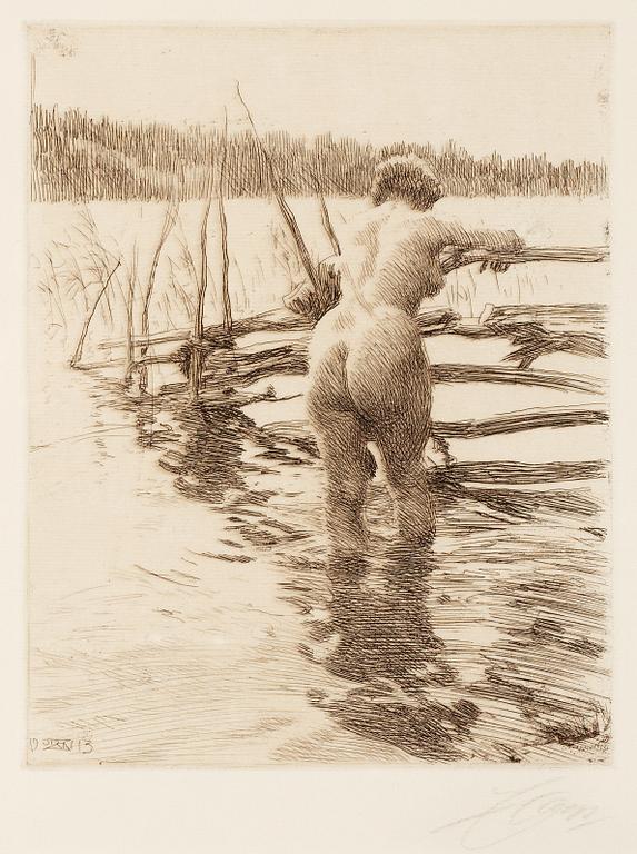 Anders Zorn, "The Fence".