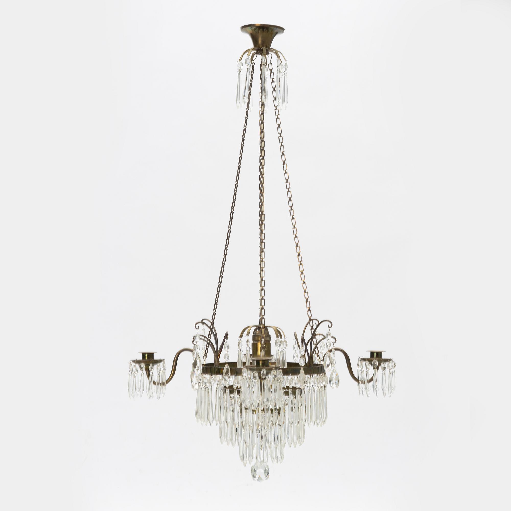 Ljuskrona, 1900-talets första hälft.