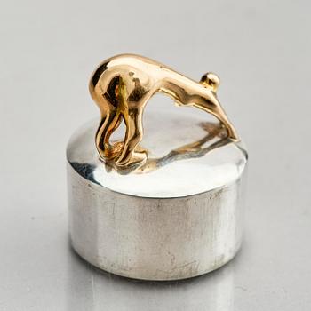 Olle Ohlsson, tekanna, sterling silver, Stockholm 1980.