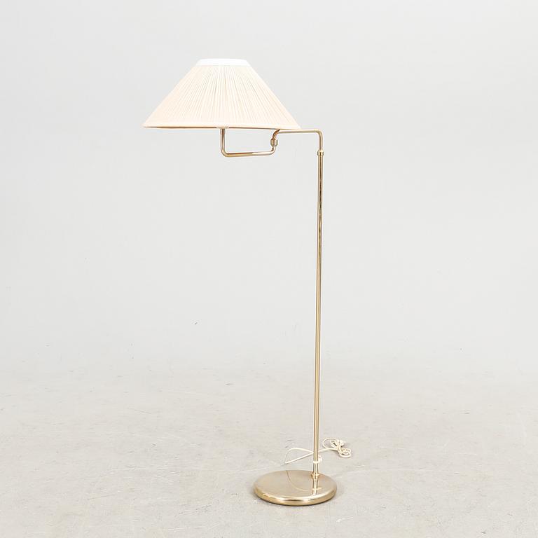 A brass flor lamp from Reijmyre Armturfabrik later part of the 20th century.