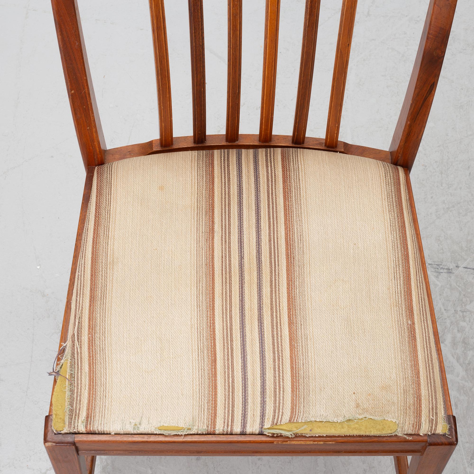 Svante Skogh, matgrupp, 5 delar, "Vindö", Balders snickeri, Vaggeryd, 1900-talets andra hälft.