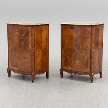 CUPBOARDS, a pair, Louis XV-style, France, 20th century.