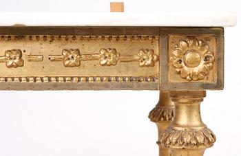 KONSOLLBORD, sengustavianskt, 1700-talets tredje kvartal.