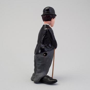 CHARLIE CHAPLIN, mekanisk figur, celluloid, Tyskland, 1920/30-tal.