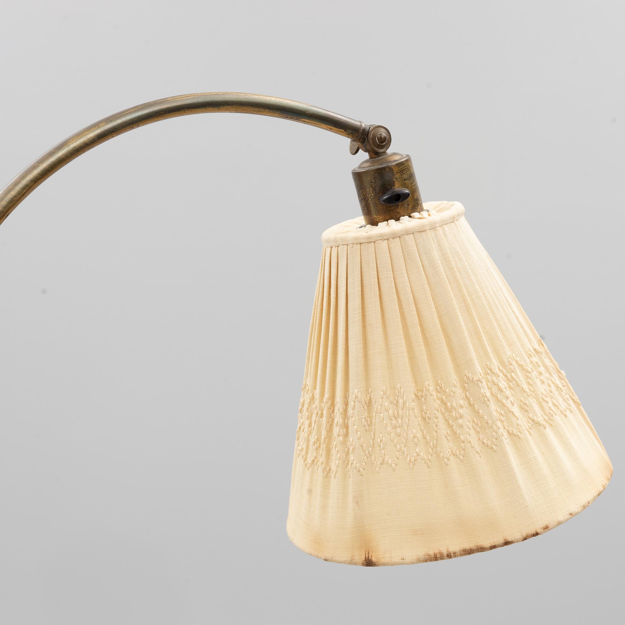Scandinavian Modern, Floor lamp, 1940s.
