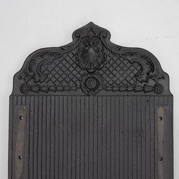 Eldhund med eldgaller, gjutjärn, England.