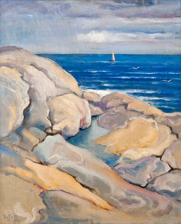 Venny Soldan-Brofeldt, ROCKS ON THE SHORE.