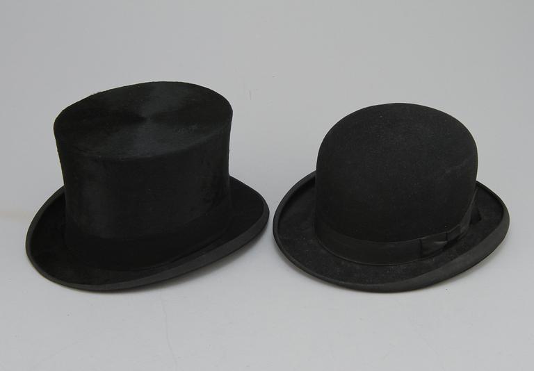 HATTAR, 2 st, bl.a Stetson, 1900-talets första hälft.