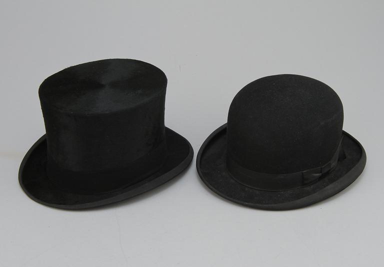 HATTAR, 2 st, bl.a Stetson, 1900-talets första hälft.