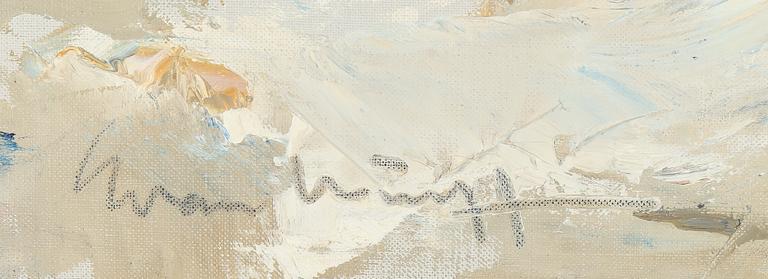 EVAN WULFF, olja på duk, 3 st. Signerade. En daterad 1965.