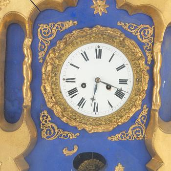 A wall clock, Germany/Austria, second half of the 19th Century.