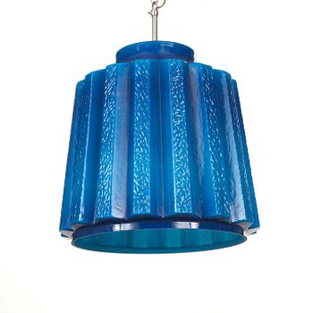 TAKLAMPA, glas. Helena Tynell, Flygsfors. 1960-tal.