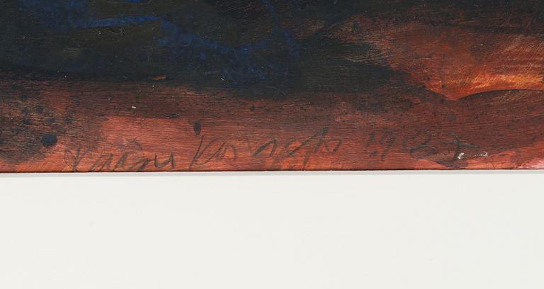 Kaisu Koivisto, akryyli, signeerattu ja päivätty 1987.