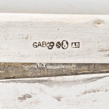 Cigarrskrin, silver, GAB, Stockholm 1927.