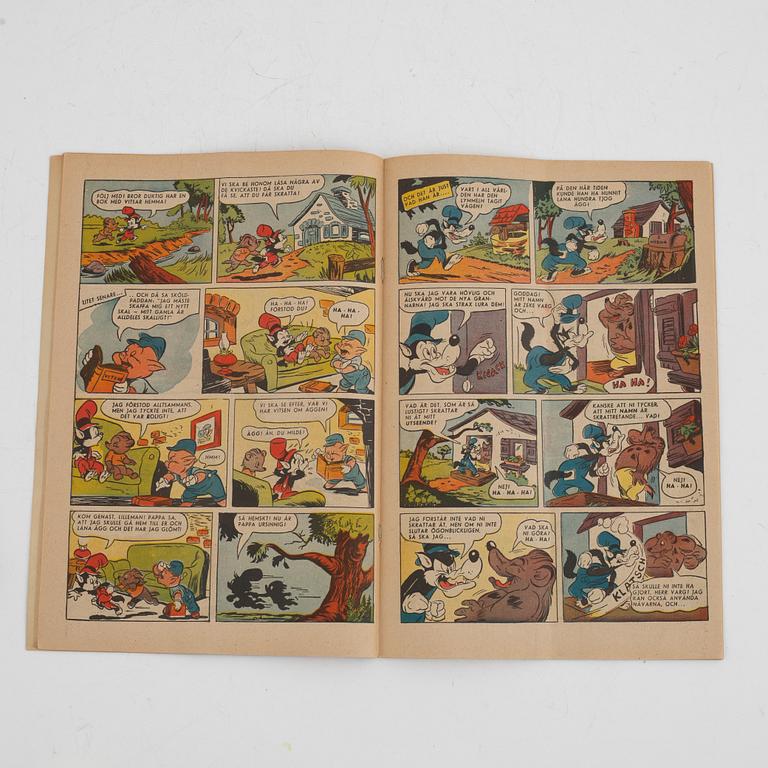 Comic book, "Kalle Anka & Co" No. 3, 1950.