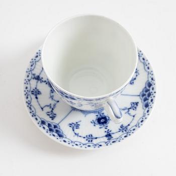 A 29-piece 'Musselmalet' porcelain coffee service, Royal Copenhagen, Denmark.