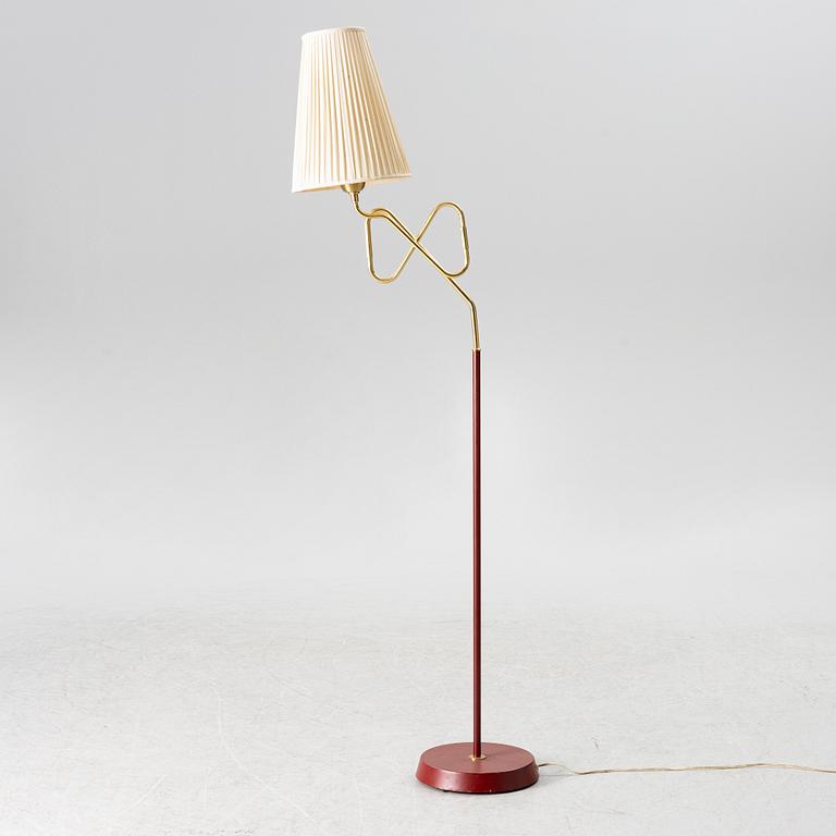 A floor lamp, AB Armaturhantverk, Gothenburg, mid-20th Century.