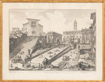 Giovanni Battista Piranesi, etching.