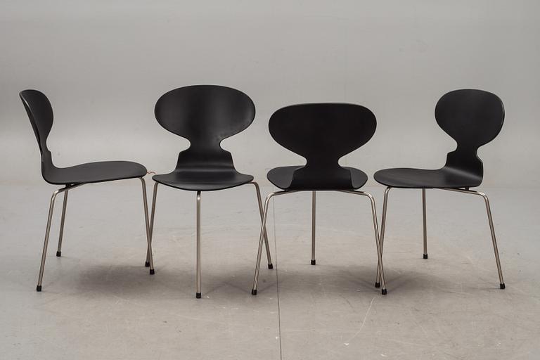 STOLAR, 4 st, "Myran", Arne Jacobsen, Fritz Hansen.