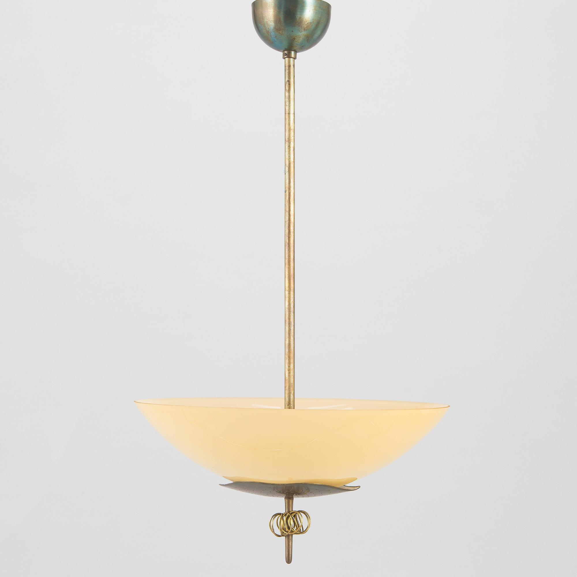 Paavo Tynell, Ceiling lamp for Taito. Made to order 1950.