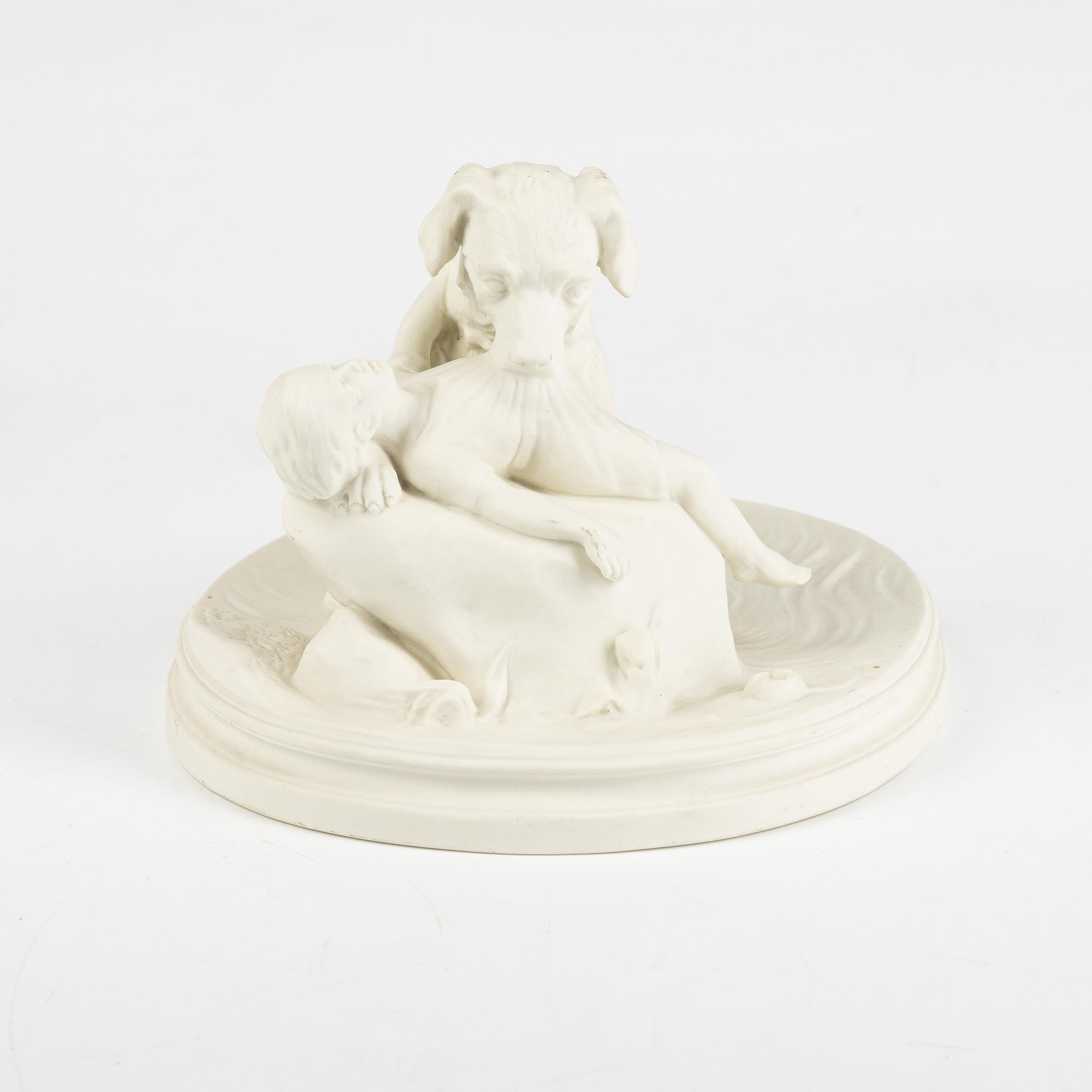 A biscuit porcelain figurine, Gustafsberg, 1921.