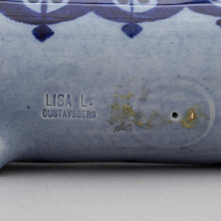 Lisa Larson, adventsljusstake, stengods, Gustavsberg.