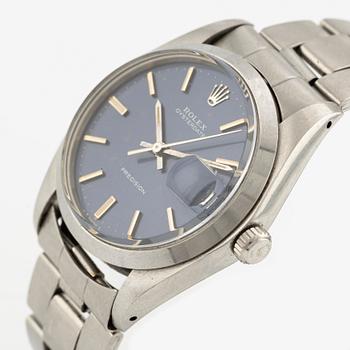 Rolex, Oysterdate, Precision, wristwatch, 34 mm.