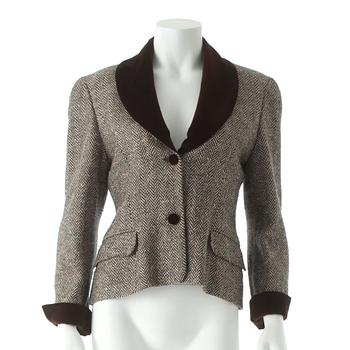 537. MULBERRY, a wool and silk jacket.