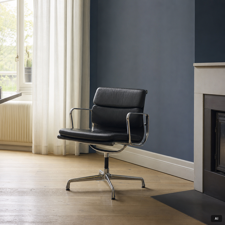 Charles & Ray Eames, kontorsstol, "EA208 Soft Pad Chair", Vitra, 2010-tal.