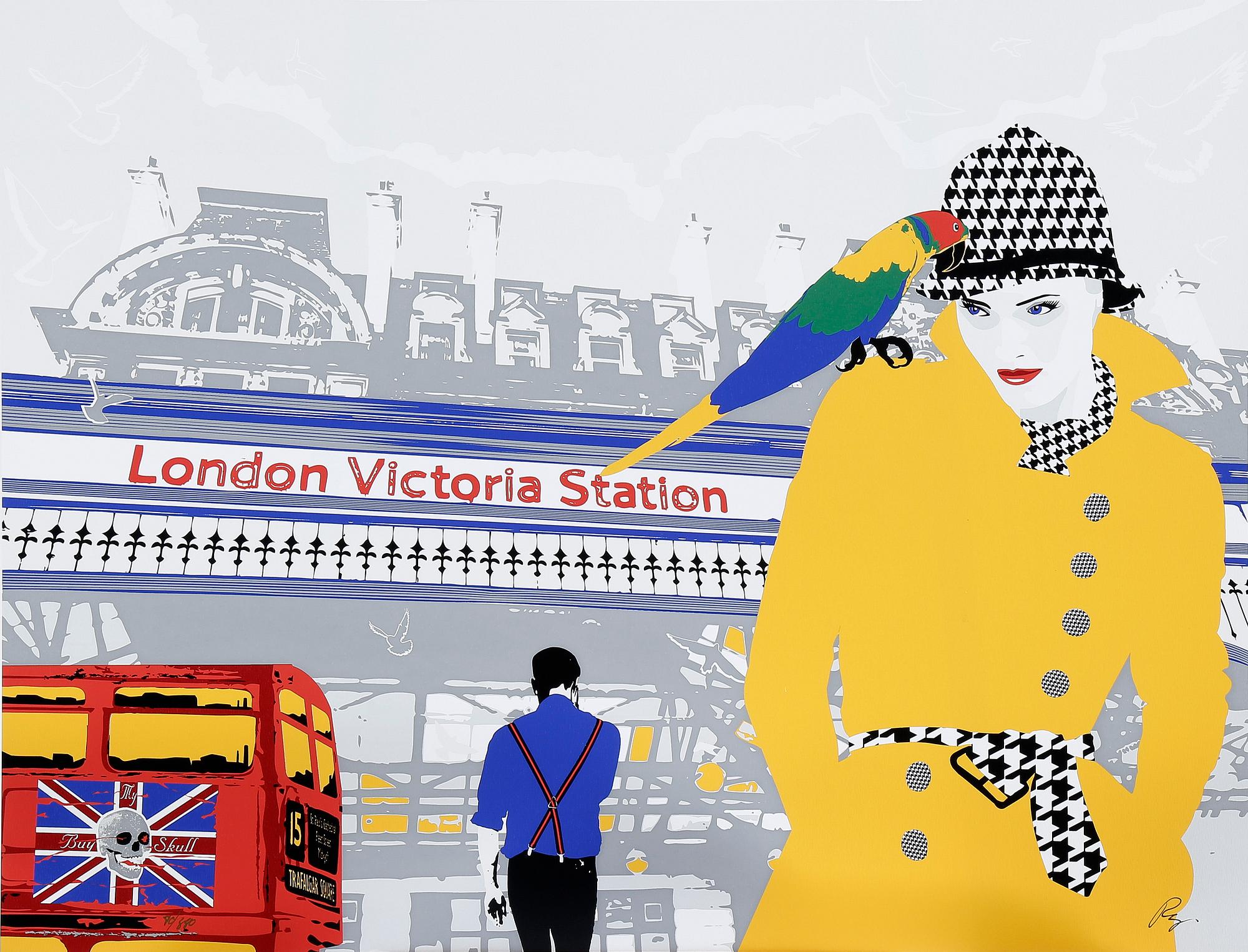 RICHARD RYAN, mapp med 4 stycken silkscreentryck, "London by Ryan". Signerade och numrerade 90/350.