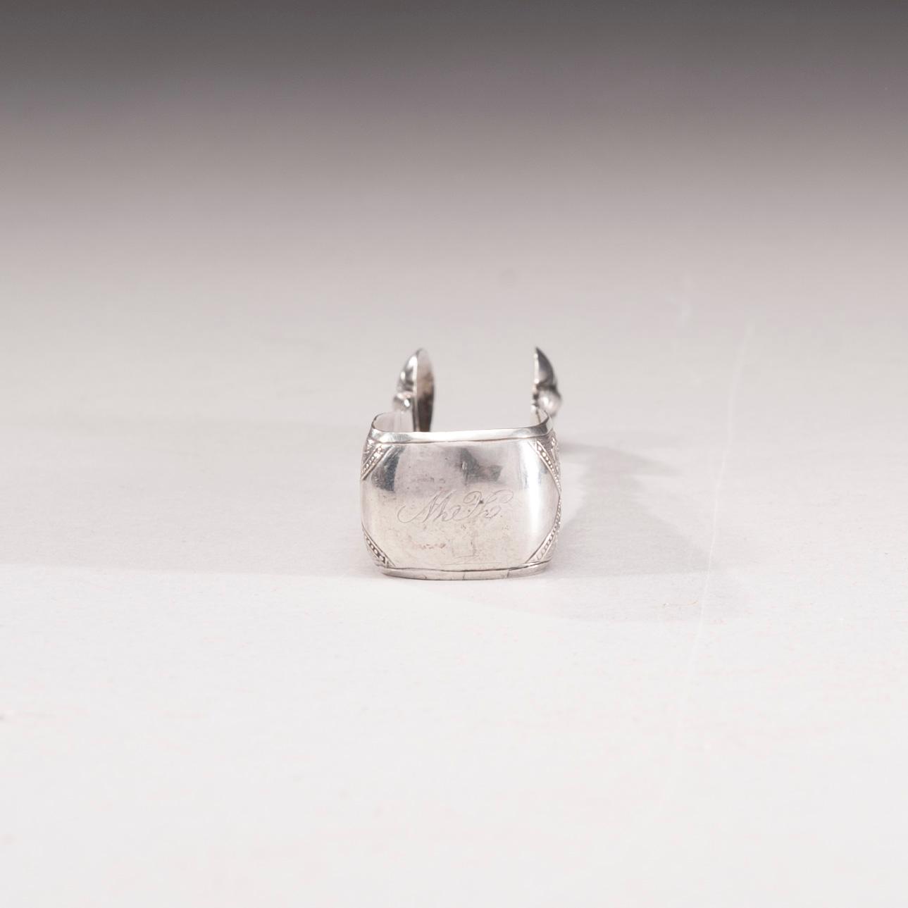 SOCKERTÅNG, silver, Roland Mellin, Helsingfors 1844. Vikt 35 g.