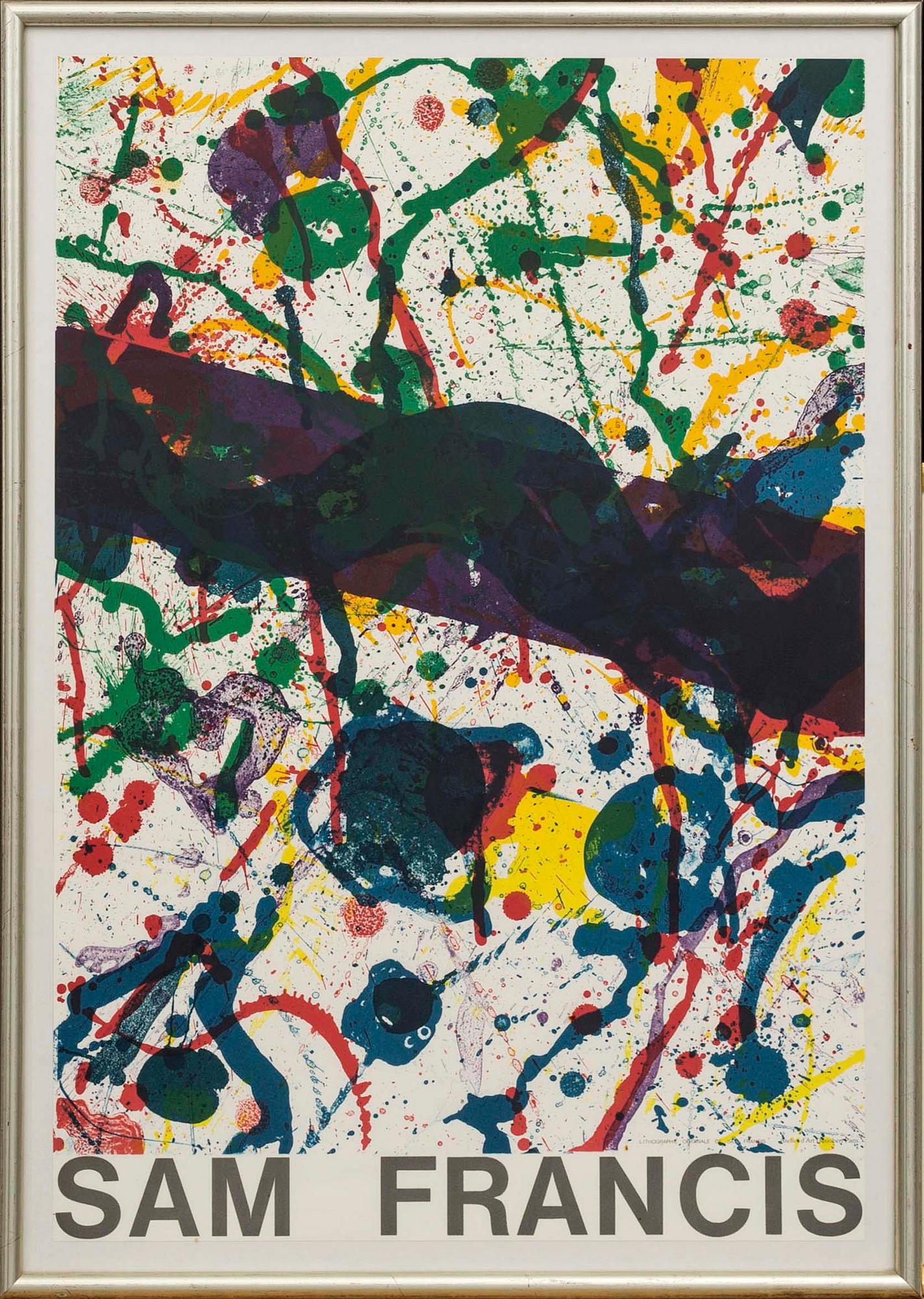 SAM FRANCIS, poster.