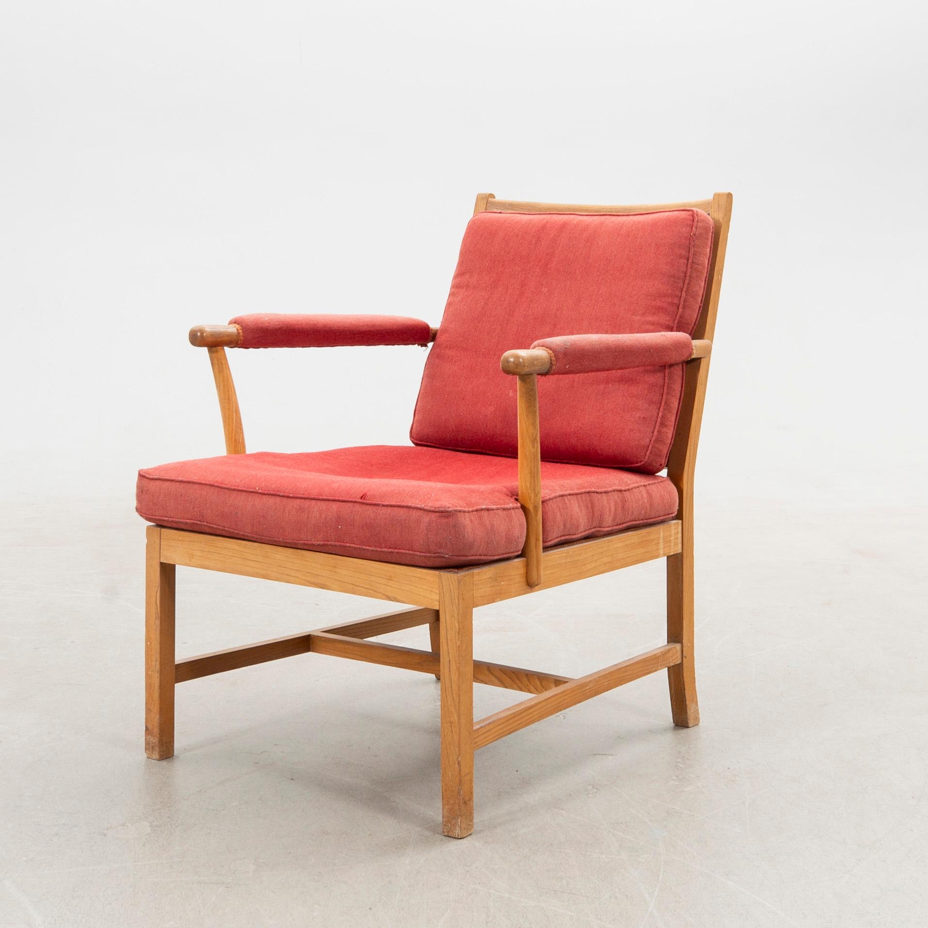 Josef Frank, fåtölj, modell "667", Svenskt Tenn, 1900-talets slut.