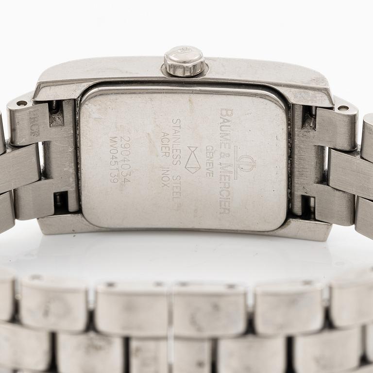 Baume & Mercier, Hampton, "Tropical Dial", wristwatch, 20 x 26 (34) mm.