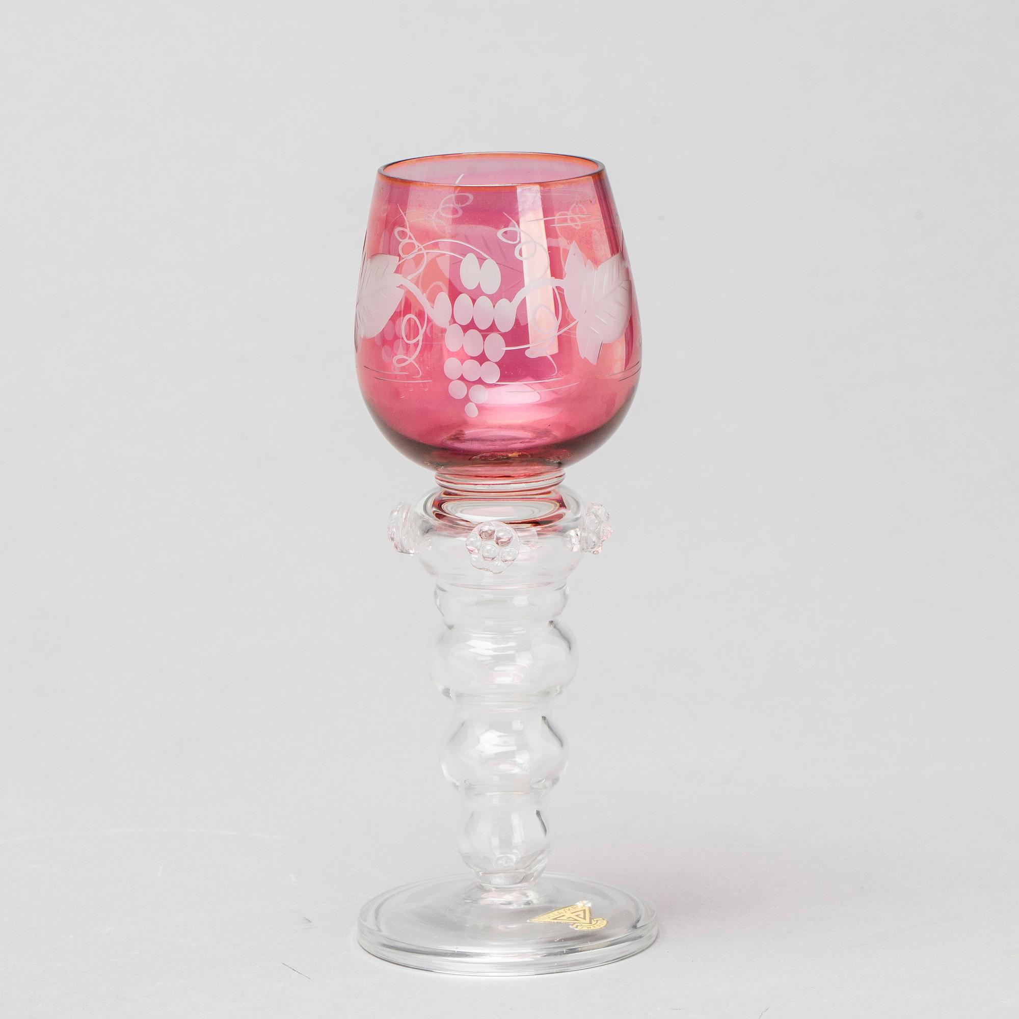 REMMARE, glas, 10 st. Gullaskruf. 1900-talets mitt.