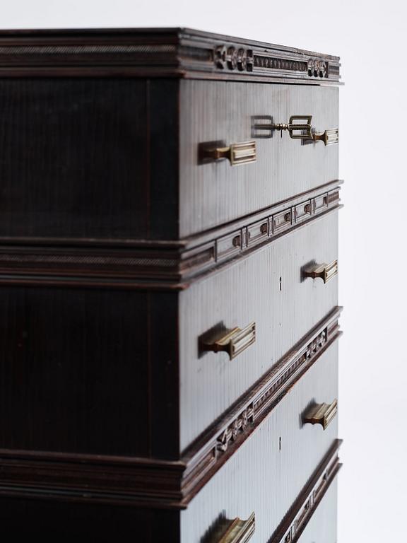 Axel Einar Hjorth, a macassar ebony chest of drawers, Nordiska Kompaniet, 1928, exhibited at the World's Fair in Barcelona 1929.