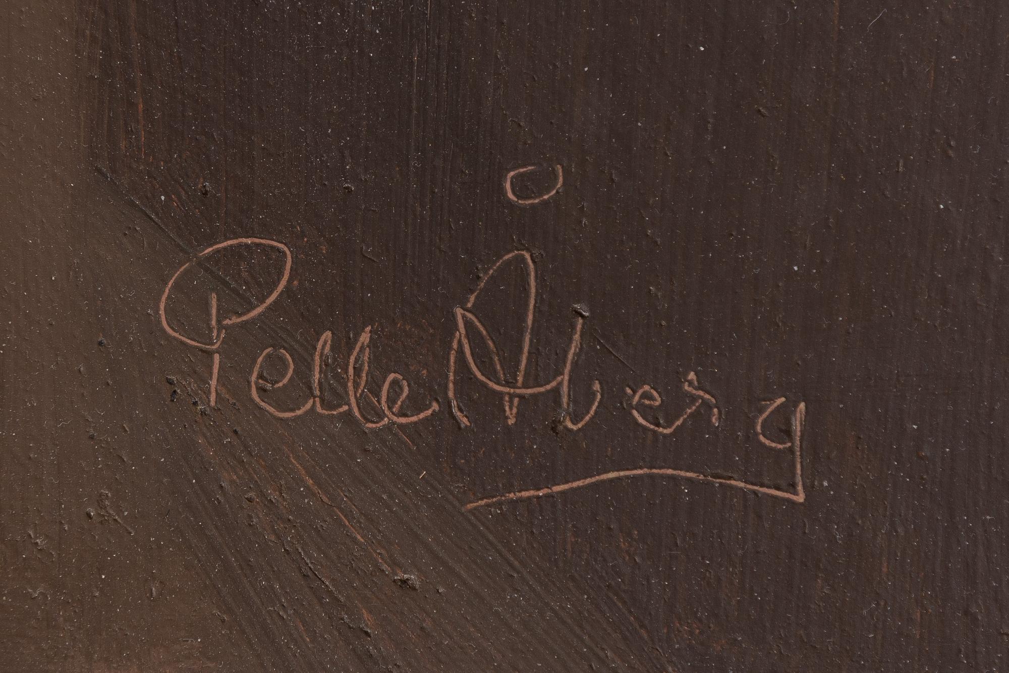 Pelle Åberg, Kvinna i pälsjacka.