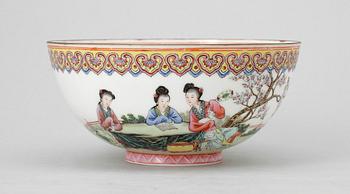 SKÅL, äggskalsporslin, Republik (1912-49), Kina.