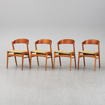Four 1960s chairs.