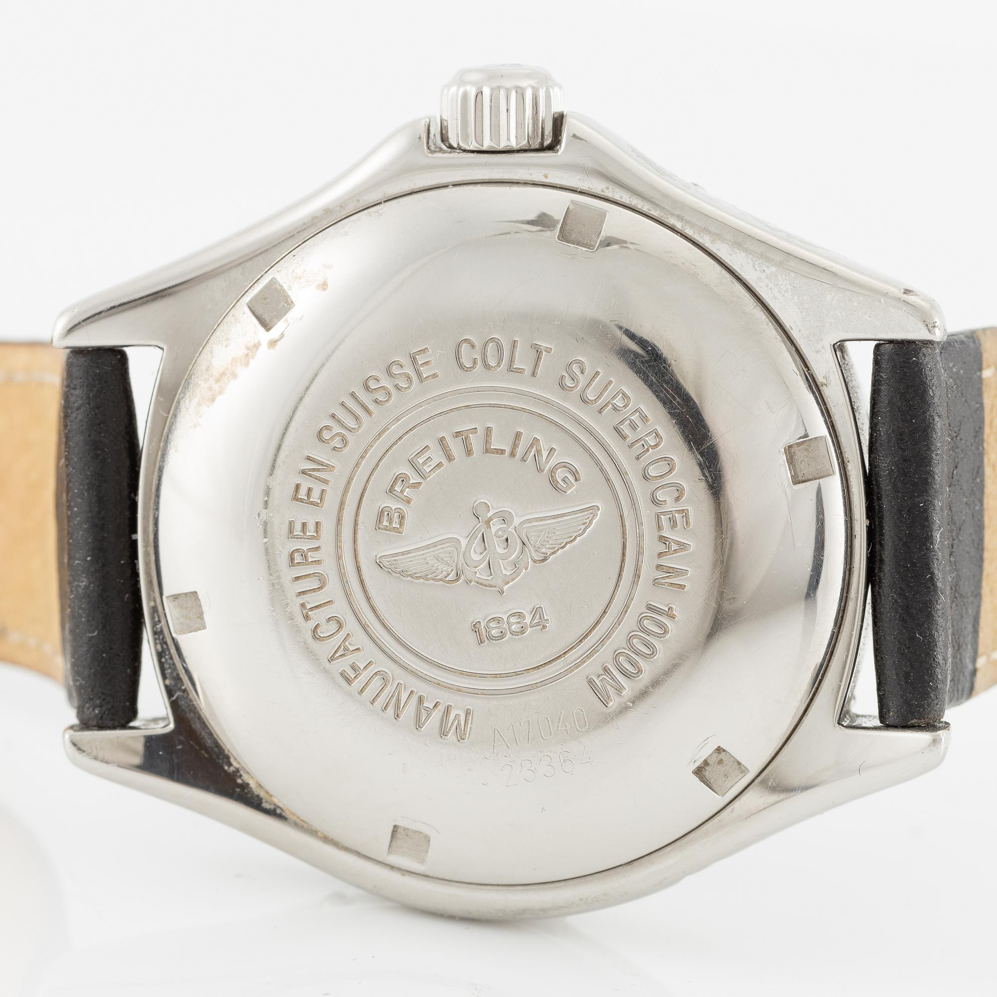 Breitling, SuperOcean, armbandsur, 41 mm.