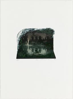 IVOR ABRAHAMS, färgserigrafier (2), 1976,  signerade och numrerade 83/100.