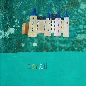 MADELEINE PYK, Olja på duk/pannå, signerad M. Pyk. Utförd 1978.