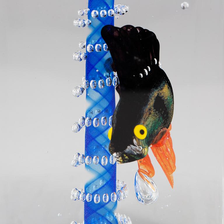 KJELL ENGMAN, glasskulptur, Kosta Boda, signerad nr 7/20.