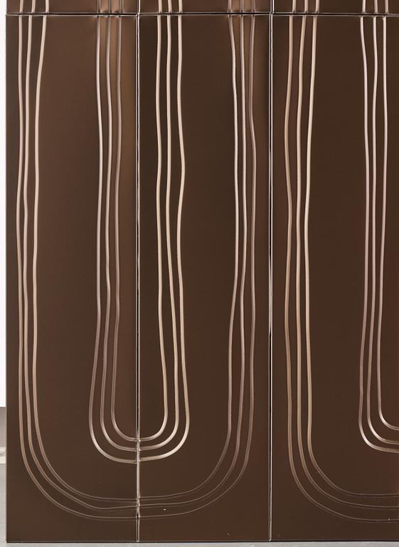 David Taylor, a unique wall relief,  "River", Studio Mellösaverken, Sweden 2022.