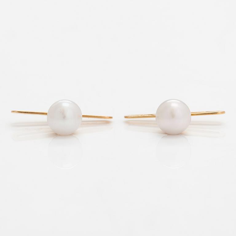 Knappar till frackskjorta, 18K guld och odlade pärlor. G. Dahlgren & Co, Malmö.