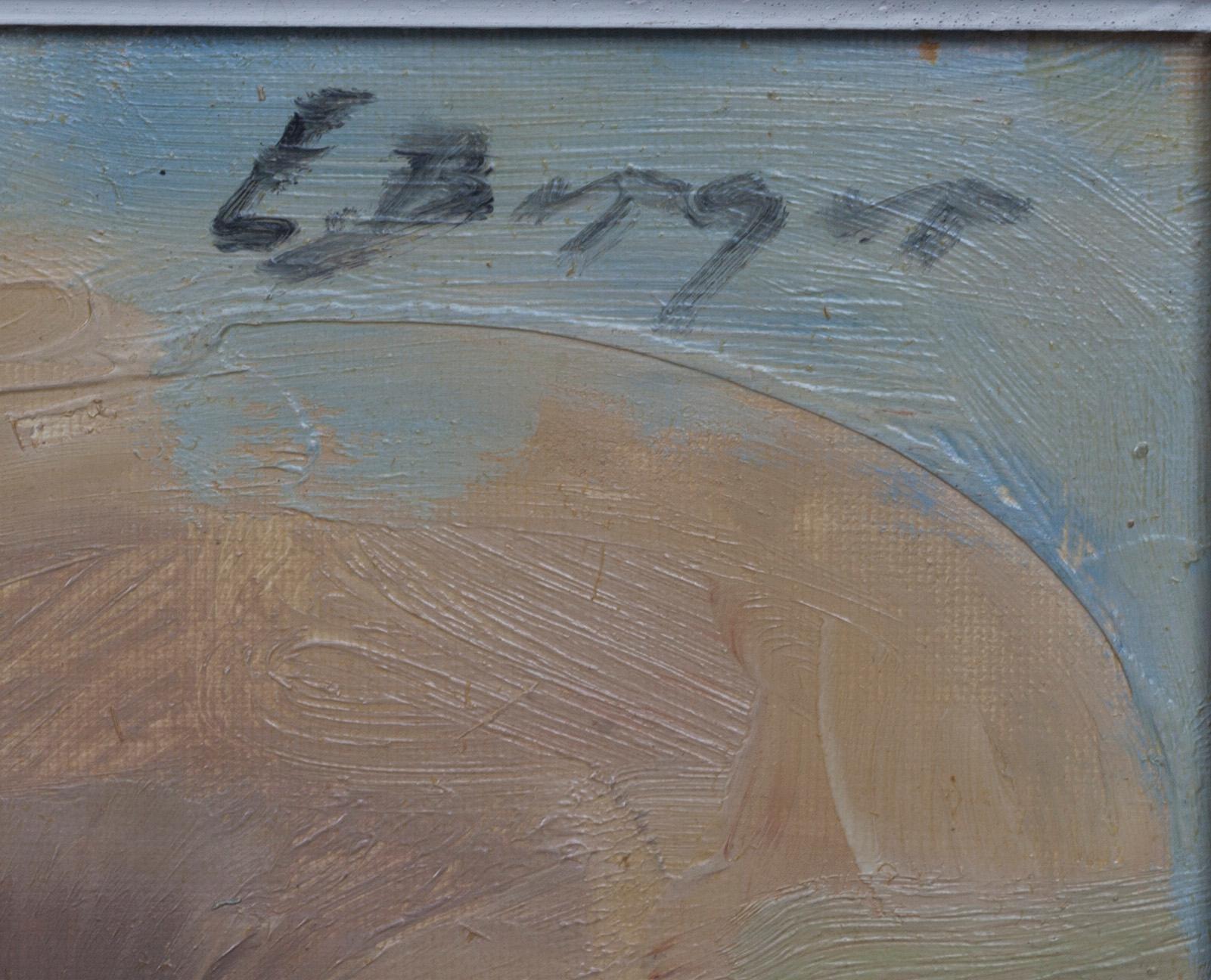 EINAR BERGER, olja pannå. Signerad.