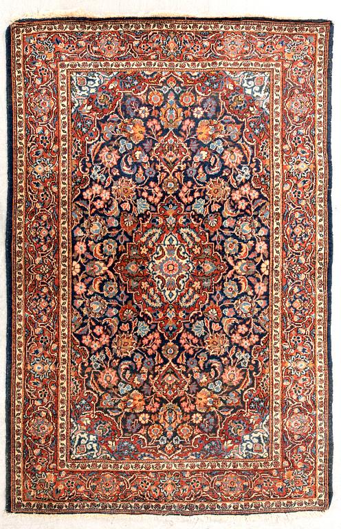 A semiantique Kashan carpet ca 200x136 cm.